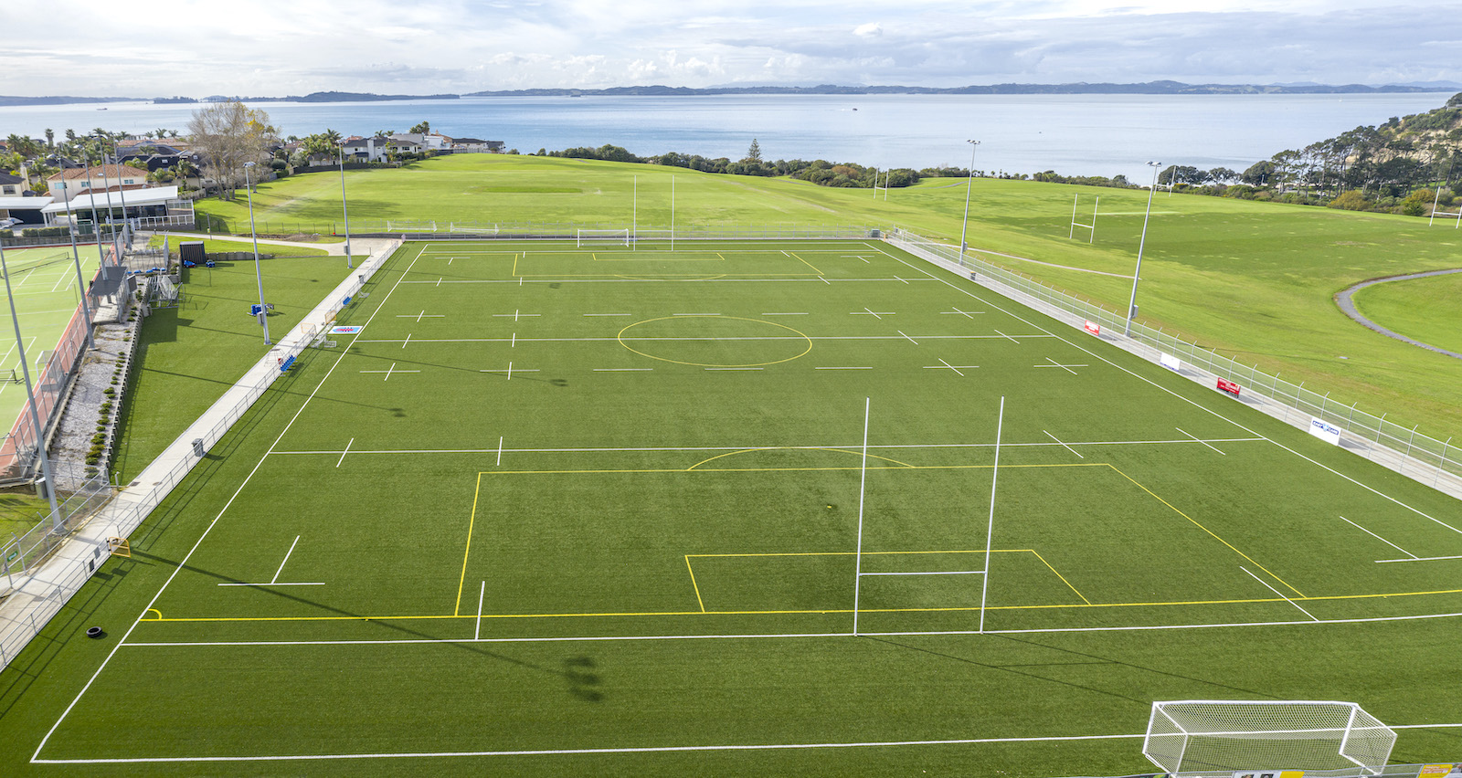 Macleans College rugby and soccer turf