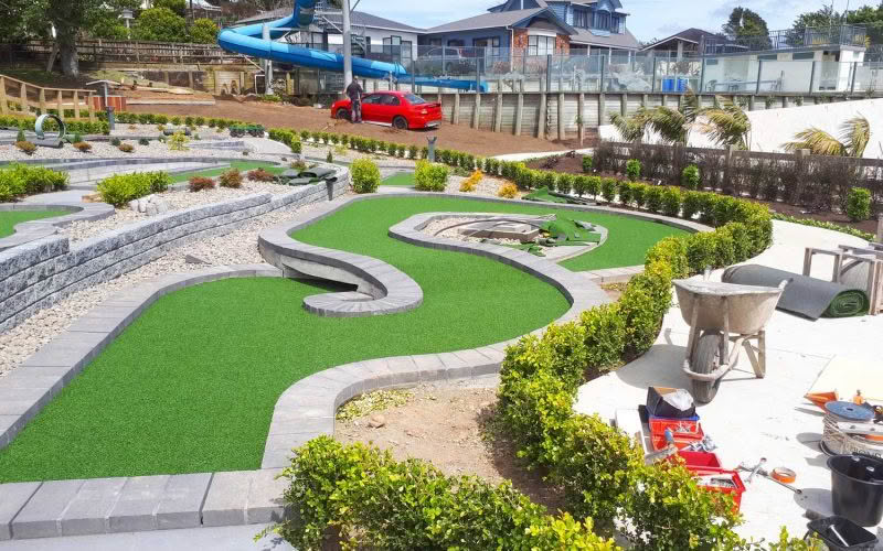 Hillsborough Mt Panorama Mini Golf Hole 8d
