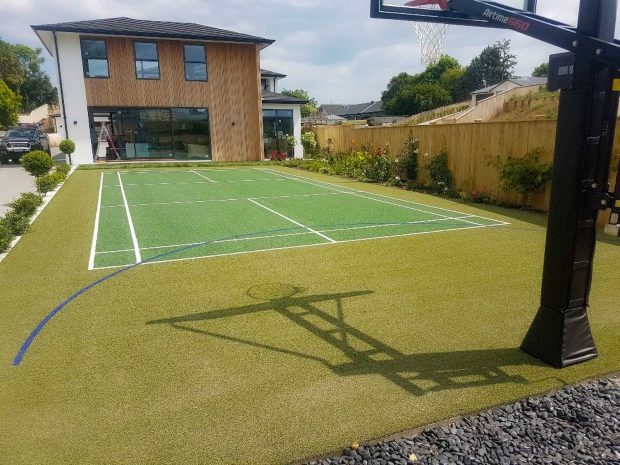 Patu Badminton Court synthetic turf