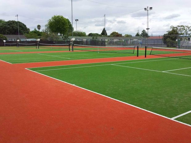 Te Atatu Tennis Club synthetic turf