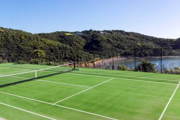 Waiheke Island Private Tennis Court Synthetic Turf