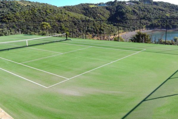 Waiheke Island Private Tennis Court Synthetic Turf