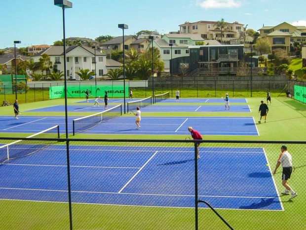 West Harbour Tennis Club synthetic turf