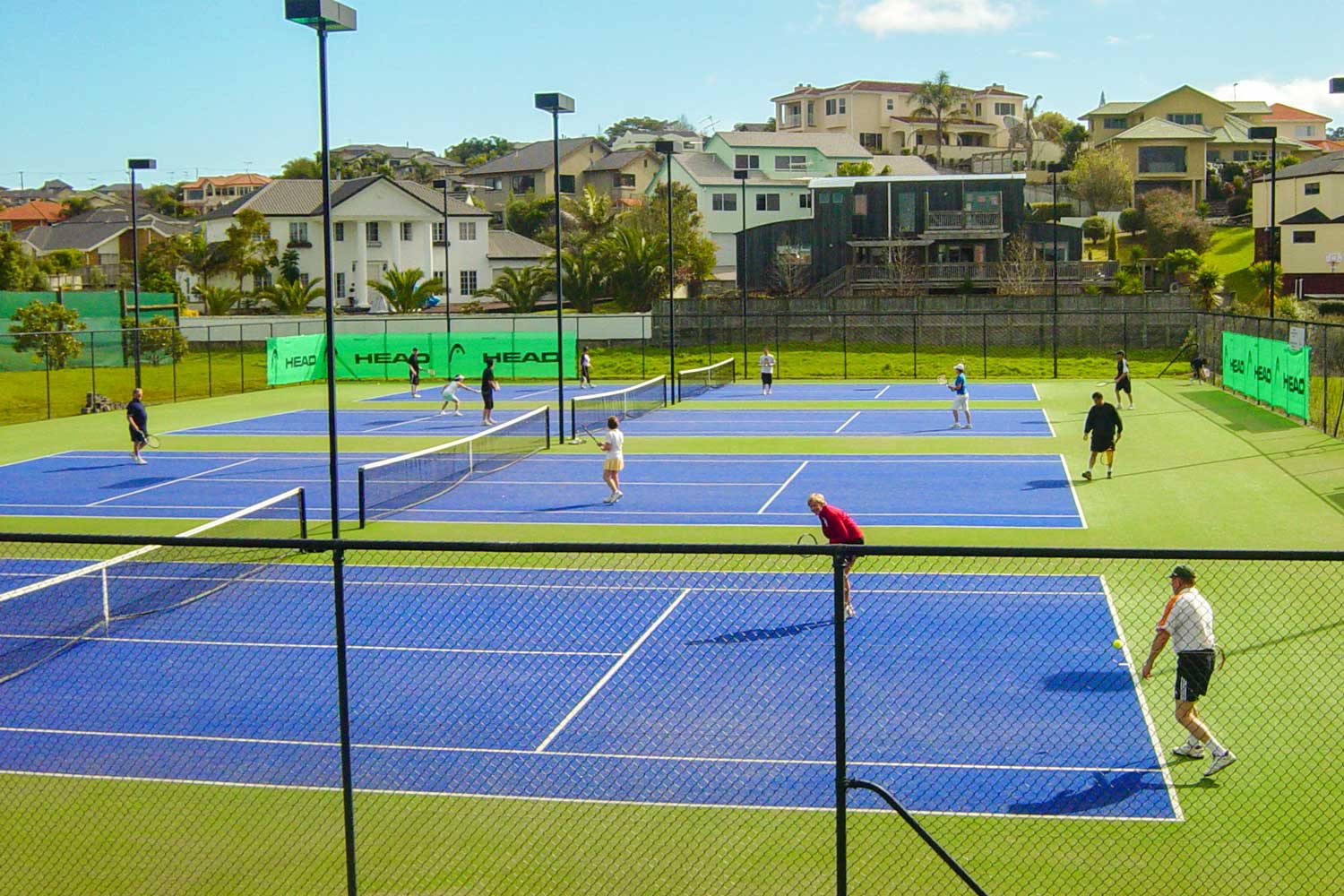 West Harbour Tennis Club synthetic turf