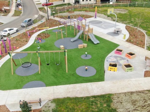 Dixon Playground turf