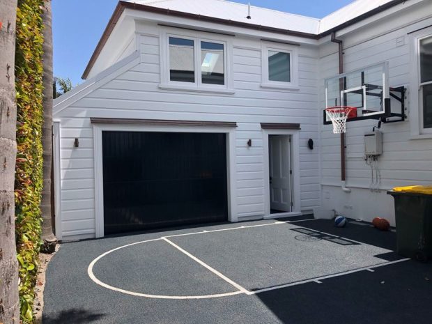 Home basketball court