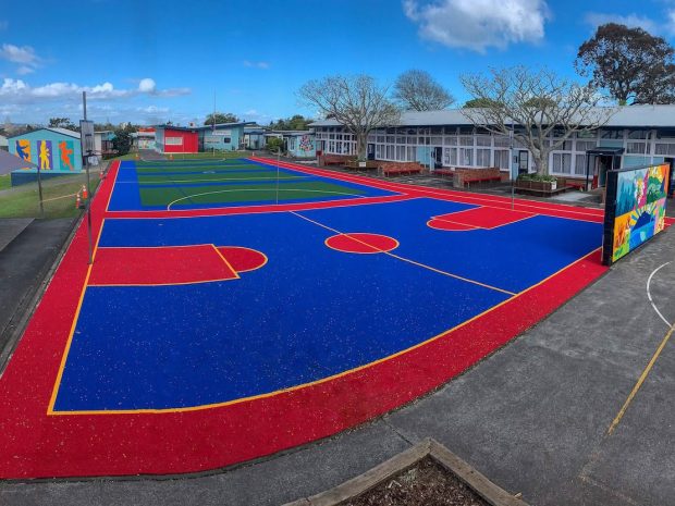 School sports turf