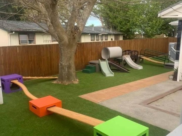 Tauranga childcare playground surfacing