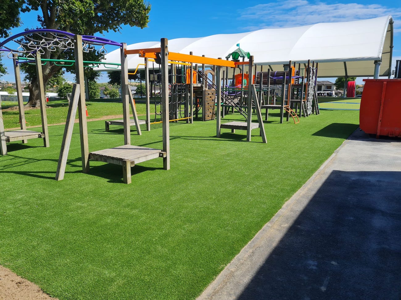 Auckland school playground turf