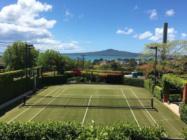 Residential tennis court Mission Bay