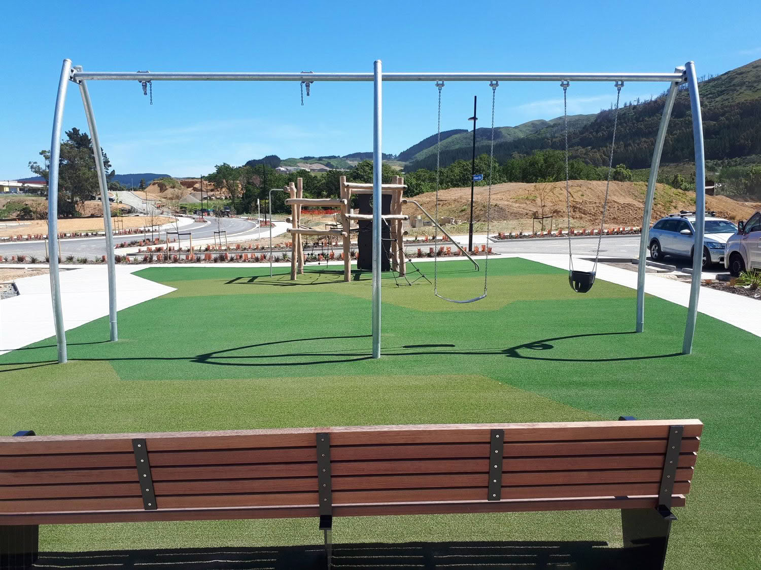 Kenepuru Landing playground turf