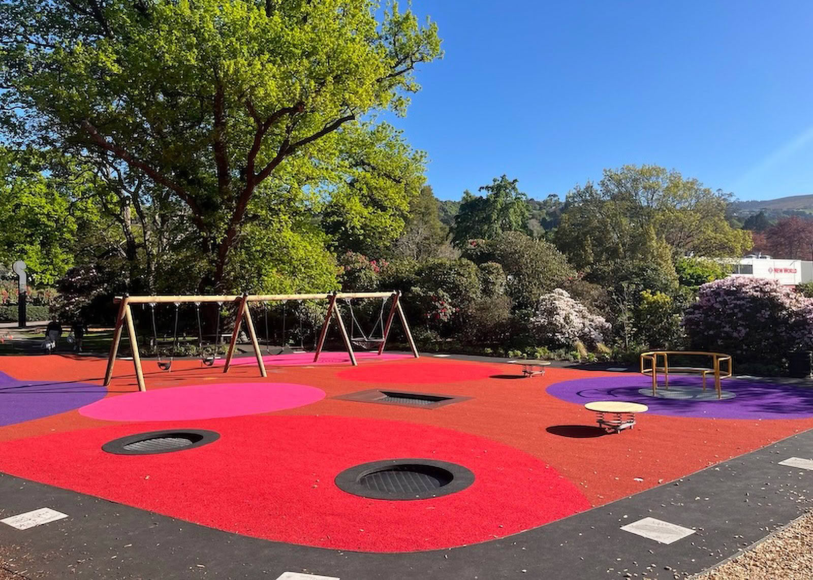 Botanica Gardens Dunedin playground surface