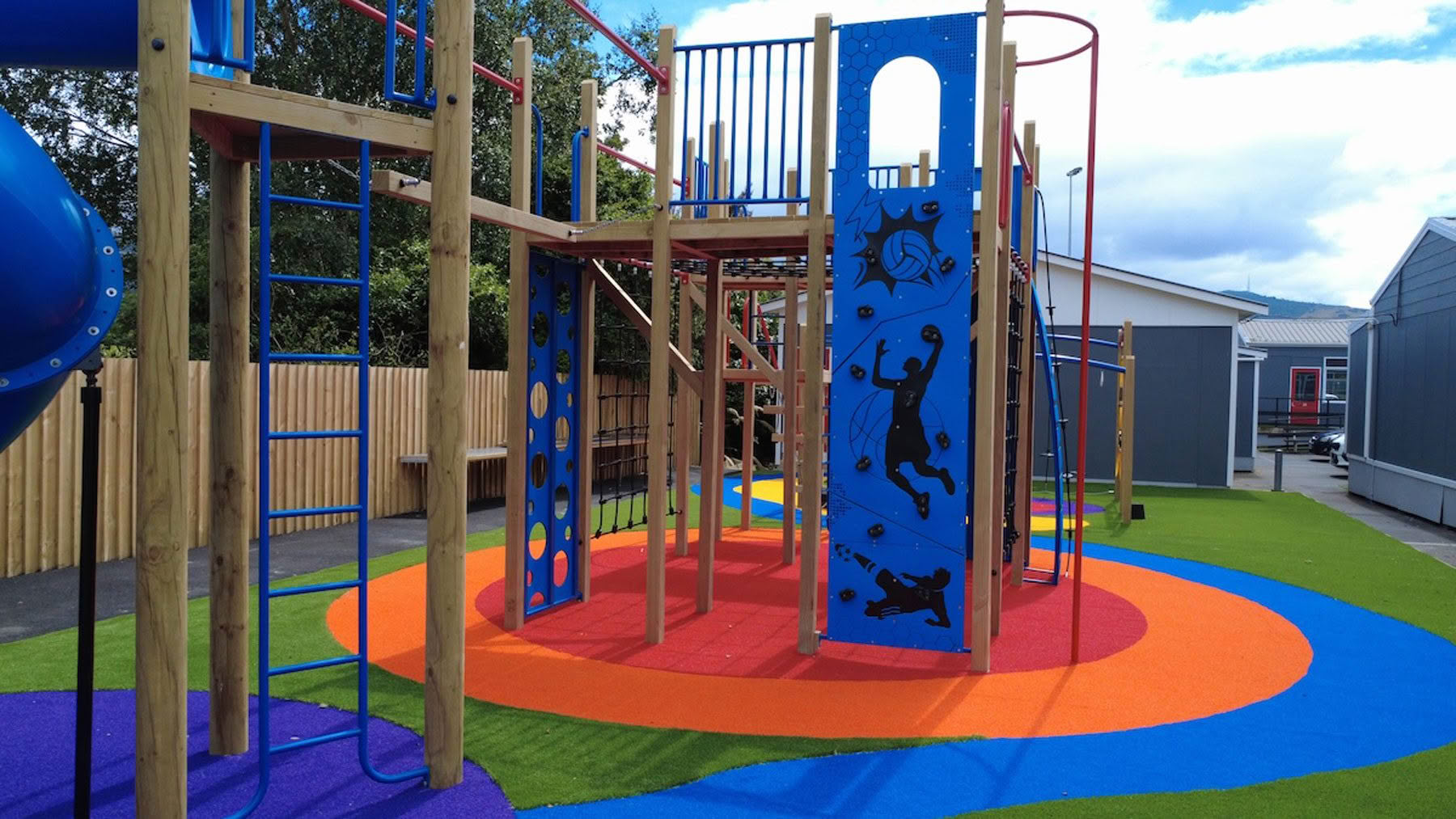 John McGlashen School playground surface