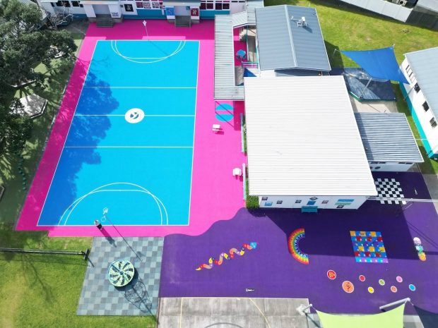 Bailey Road School – Multi-Stage Playground & Sports Court Transformation