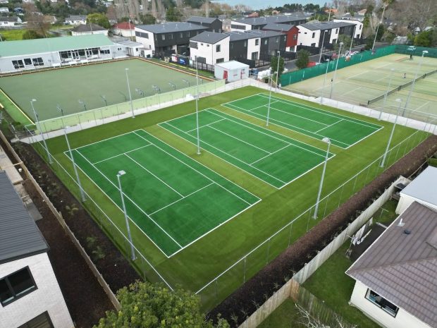 Belmont Park Racquets Club new tennis courts