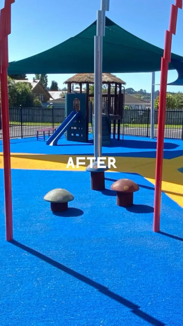 Another childcare playground surface upgraded 👊🏻 

When you’re ready to transform your playground or need a safer surface - get in touch!  Info@teamturf.co.nz

#astroturf #playground #play #artificialgrass #childcare #playgroundflooring #playgroundsurface #colouredturf #artificialturfexperts #teamturfnz #safeplay #nz