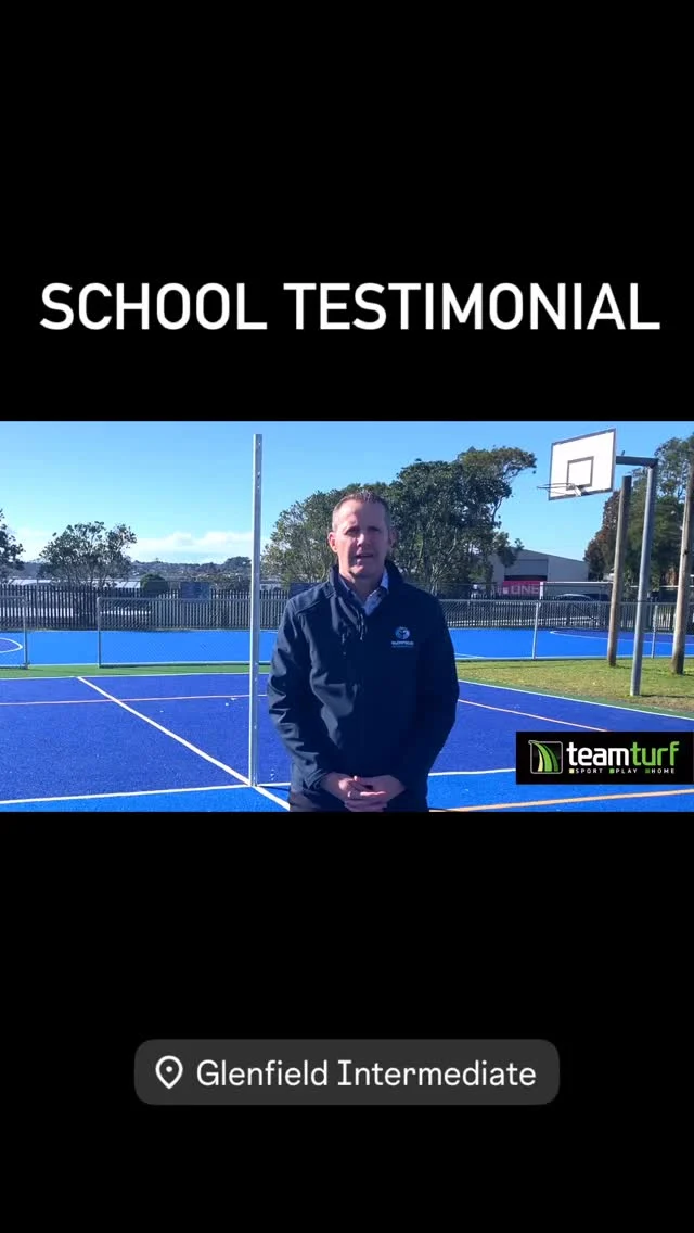 Hear it straight from the source! Glenfield Intermediate’s Principal, Mark Whitford shares how their new Teamturf artificial turf courts have transformed their school. 

A safe, all-weather space that students love - and a future-proof investment for the school community. 

#teamturf #schoolsports #artificialturf #astroturf #hockey #volleyball #netball #basketball #glenfield #auckland
